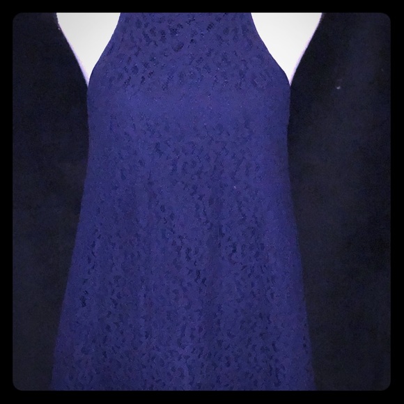 Peach Royal Navy Blue Sundress - Picture 1 of 1